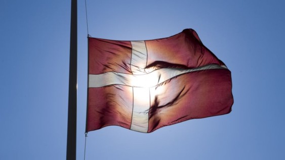 flag på halv